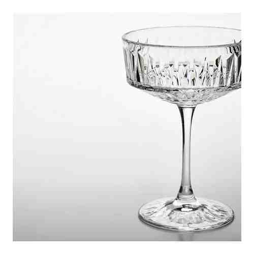 Бокал для шампанского, прозрачное стекло/с рисунком, 21 сл SÄLLSKAPLIG СЭЛЛЬСКАПЛИГ арт. 70472906