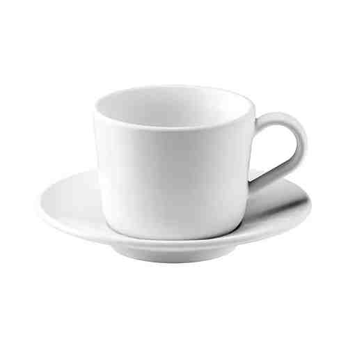 Чашка с блюдцем, белый, 13 сл IKEA 365+ ИКЕА/365+ арт. 10480382