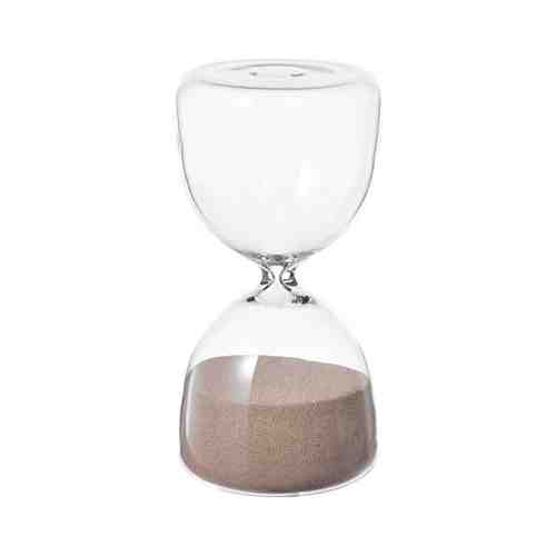 Декоративные песочные часы, прозрачное стекло/песочный, 15 см EFTERTÄNKA ЭФТЕТЭНКА арт. 20495482