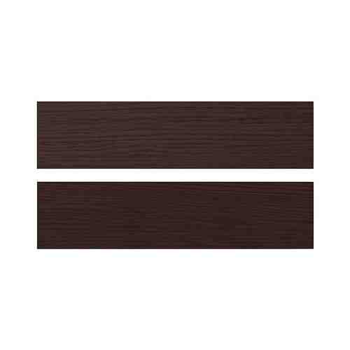 Фронтальная панель ящика, темно-коричневый под ясень, 40x10 см ASKERSUND АСКЕРСУНД арт. 20425366