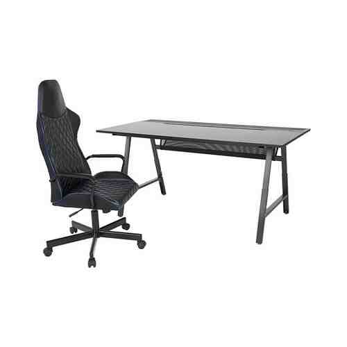 Геймерский стол и стул, черный UTESPELARE УТЕСПЕЛАРЕ арт. 39440705