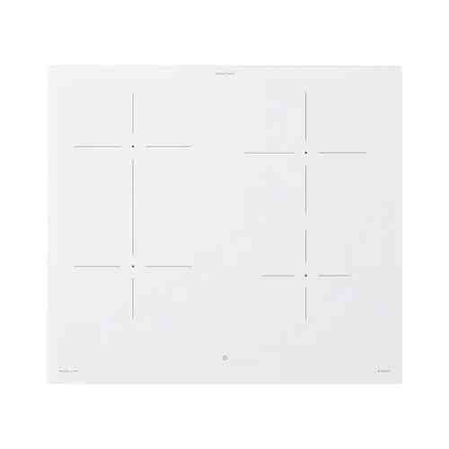 Индукц варочн панель, ИКЕА 500 белый, 58 см BEJUBLAD БЭЮБЛАД арт. 10467309