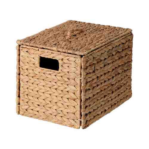 Коробка с крышкой, водный гиацинт, 35x25x25 см INSVEP ИНСВЕП арт. 60476801