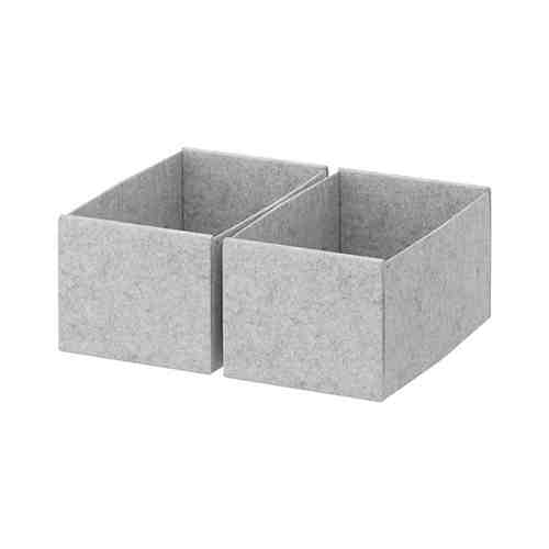 Коробка, светло-серый, 15x27x12 см KOMPLEMENT КОМПЛИМЕНТ арт. 80405780
