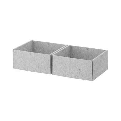 Коробка, светло-серый, 25x27x12 см KOMPLEMENT КОМПЛИМЕНТ арт. 60405781