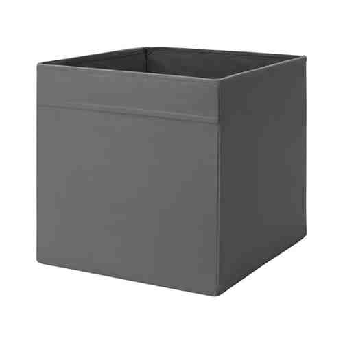 Коробка, темно-серый, 33x38x33 см DRÖNA ДРЁНА арт. 443979