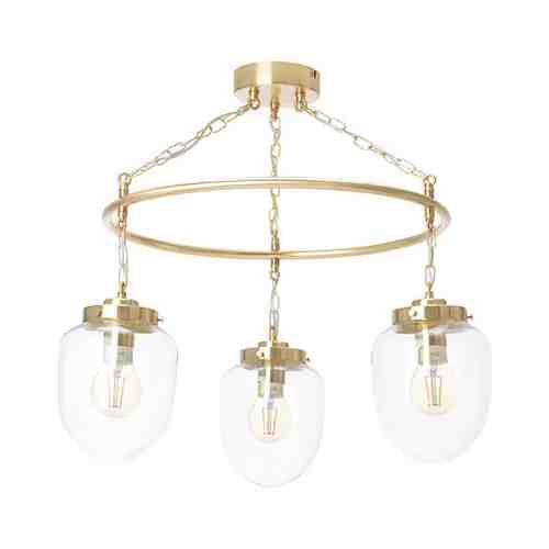 Подвесной светильник с 3 лампами, прозрачное стекло ÅTERSKEN ОТЕРСКЕН арт. 30437062