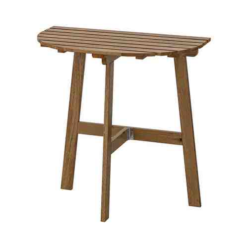 Пристенный стол, садовый, складной светло-коричневая морилка, 70x44 см ASKHOLMEN АСКХОЛЬМЕН арт. 70375707
