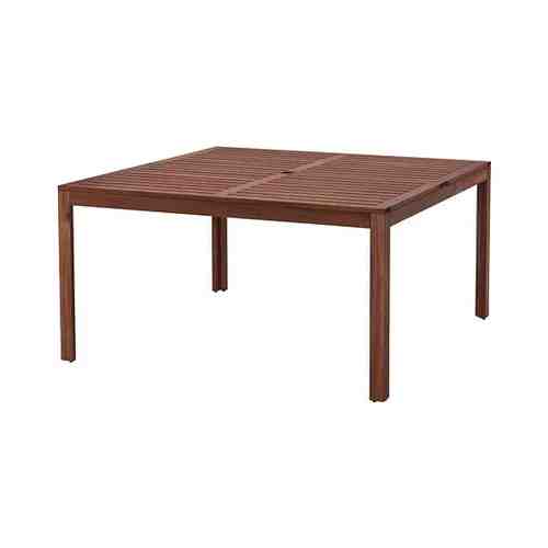 Садовый стол, коричневая морилка, 140x140 см ÄPPLARÖ ЭПЛАРО арт. 30419789