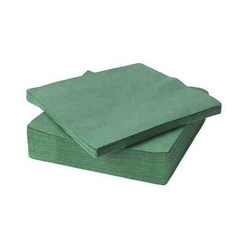 Салфетка бумажная, темно-зеленый, 40x40 см FANTASTISK ФАНТАСТИСК арт. 20425998