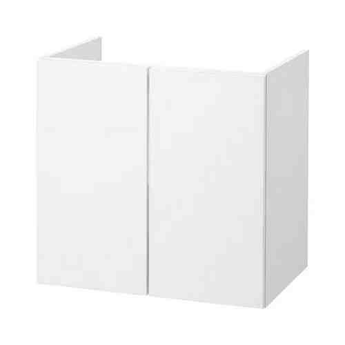 Шкаф под раковину с 2 дверцами, белый, 60x40x60 см FISKÅN ФИСКОН арт. 497627