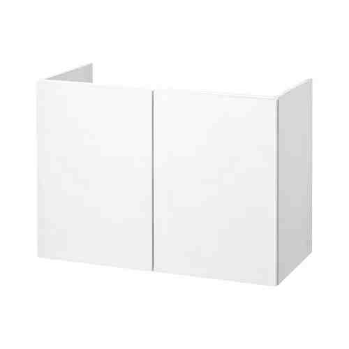 Шкаф под раковину с 2 дверцами, белый, 80x40x60 см FISKÅN ФИСКОН арт. 10497636