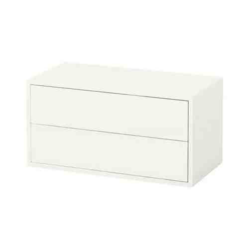 Шкаф с 2 ящиками, белый, 70x35x35 см EKET ЭКЕТ арт. 20359371
