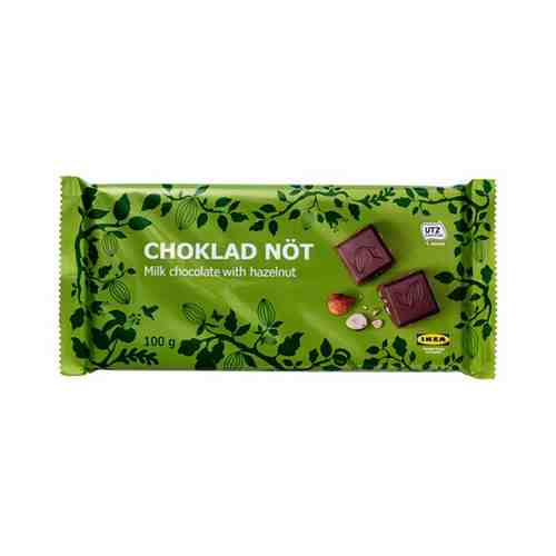 Шоколад молочный с орехами, Сертификат UTZ CHOKLAD NÖT арт. 20293926