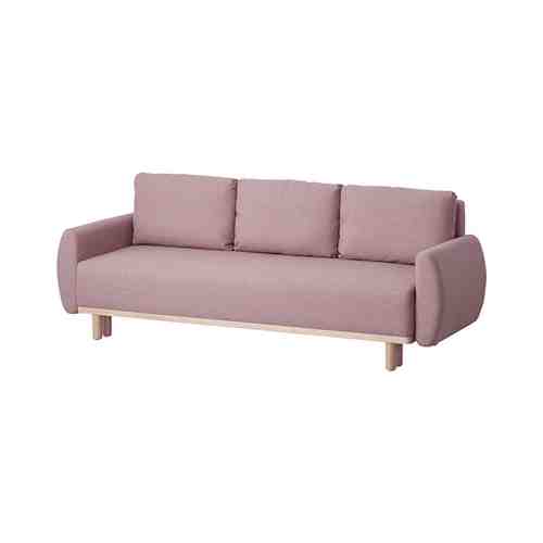 3-местный диван-кровать, Гуннаред светлый коричнево-розовый GRUNNARP ГРУННАРП арт. 30485388