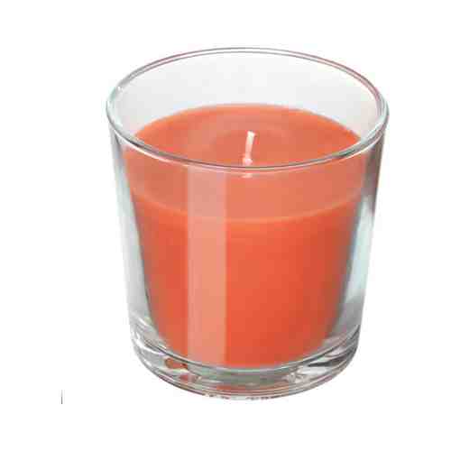 Ароматическая свеча в стакане, Персик и апельсин/оранжевый, 7.5 см SINNLIG СИНЛИГ арт. 80350075