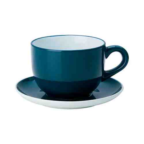 Чашка чайная с блюдцем, темная бирюза, 73 сл NORDBY НОРДБИ арт. 80463058