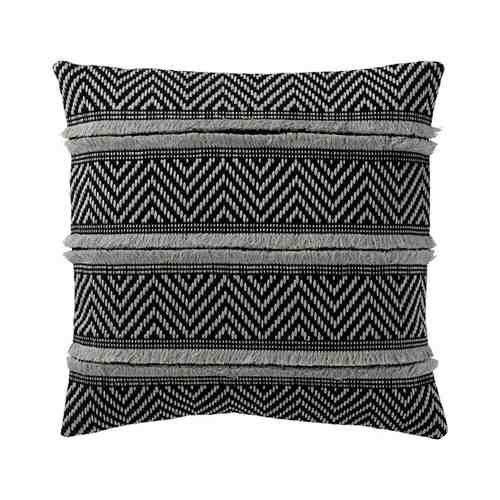 Чехол на подушку, серый/черный, 50x50 см ASKBRUNMAL АСКБРУНМАЛ арт. 499018