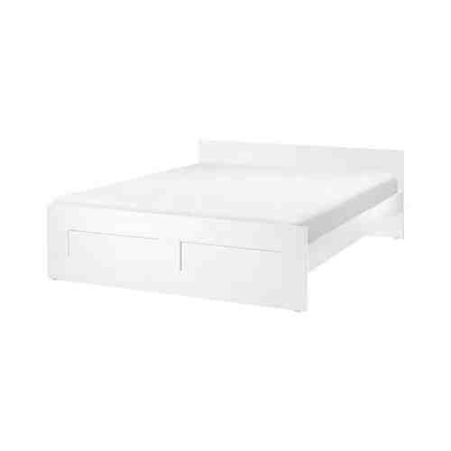 Каркас кровати, белый/Лонсет, 160x200 см BRIMNES БРИМНЭС арт. 9390995