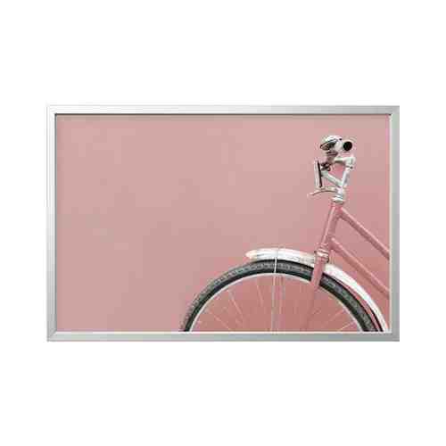 Картина с рамой, Розовый велосипед/цвет алюминия, 118x78 см BJÖRKSTA БЬЁРКСТА арт. 59416733