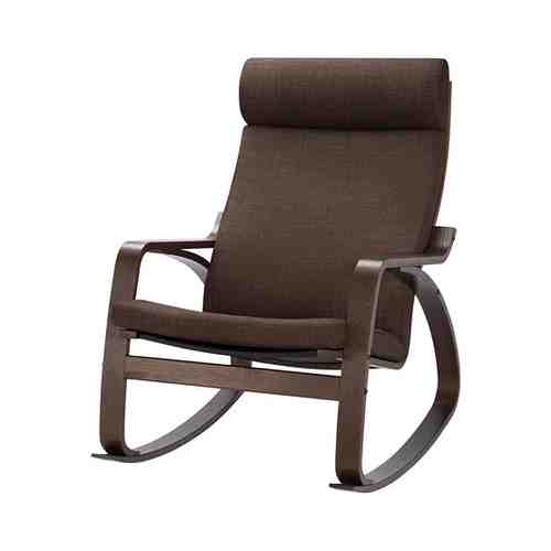 Кресло-качалка, коричневый/Шифтебу коричневый POÄNG ПОЭНГ арт. 59398791
