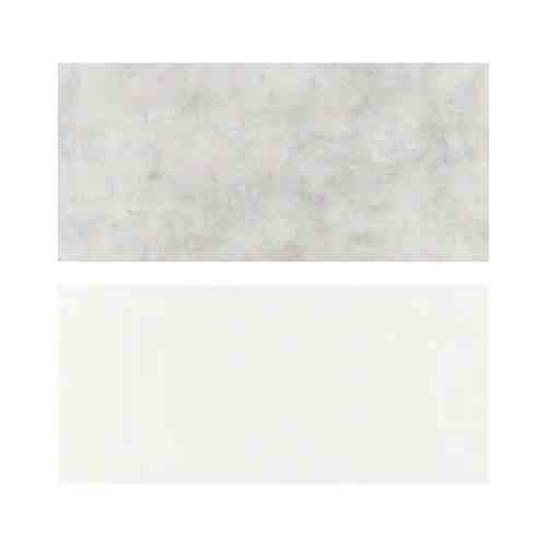 Настенная панель, двусторонний белый/светло-серый под бетон, 119.6x55 см LYSEKIL ЛИЗЕКИЛЬ арт. 396398