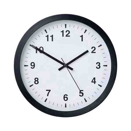 Настенные часы, черный, 28 см TJALLA ЧАЛЛА арт. 466211