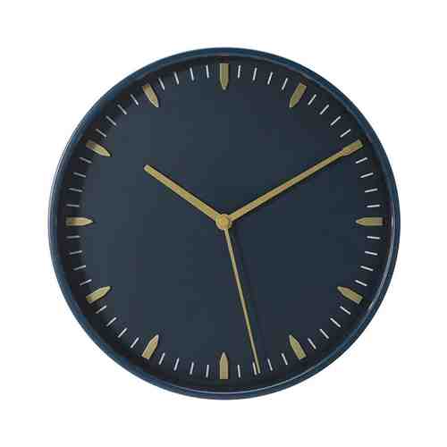 Настенные часы, синий, 26 см SKÄRIG СКЭРИГ арт. 30403175