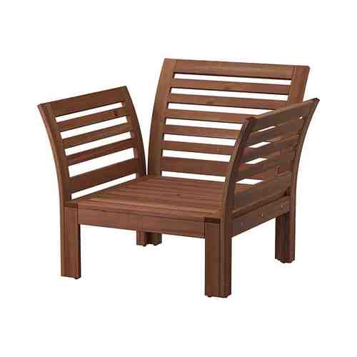 Садовое кресло, коричневая морилка ÄPPLARÖ ЭПЛАРО арт. 492286