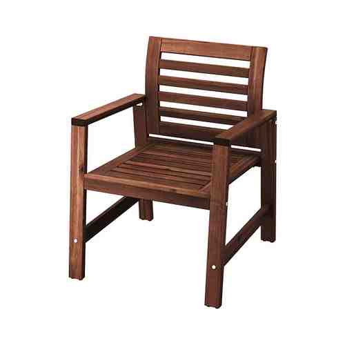 Садовое кресло, коричневая морилка ÄPPLARÖ ЭПЛАРО арт. 60376335