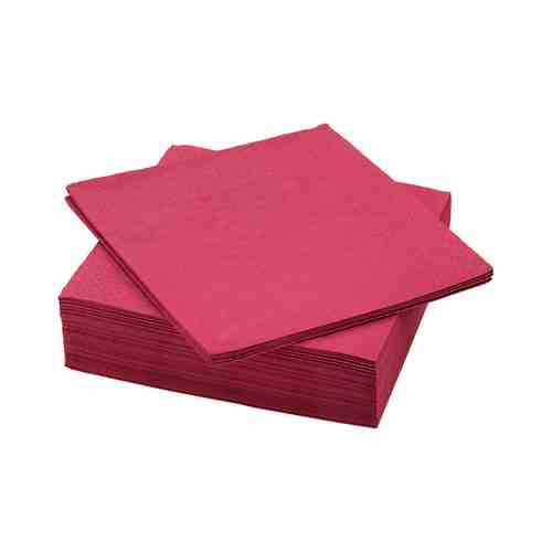 Салфетка бумажная, темно-красный, 40x40 см FANTASTISK ФАНТАСТИСК арт. 30402500