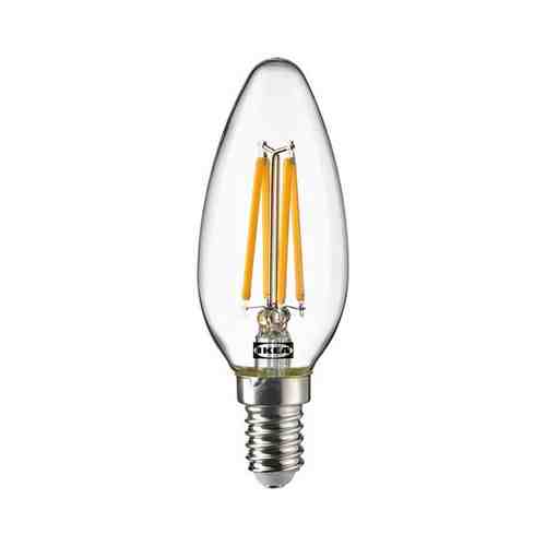 Светодиодная лампочка E14 250 лм, свечеобразный/прозрачный SOLHETTA СОЛХЕТТА арт. 40498762