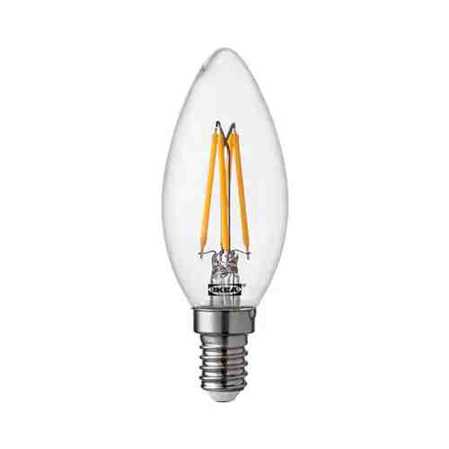 Светодиодная лампочка E14 260 лм, свечеобразный/прозрачный RYET РИЭТ арт. 60416459