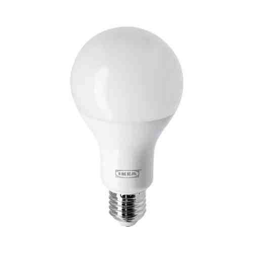 Светодиодная лампочка E27 1055 лм, регулируемая яркость, теплый/шарообразный молочный, 2700 Кельвин LEDARE ЛЕДАРЕ арт. 438690