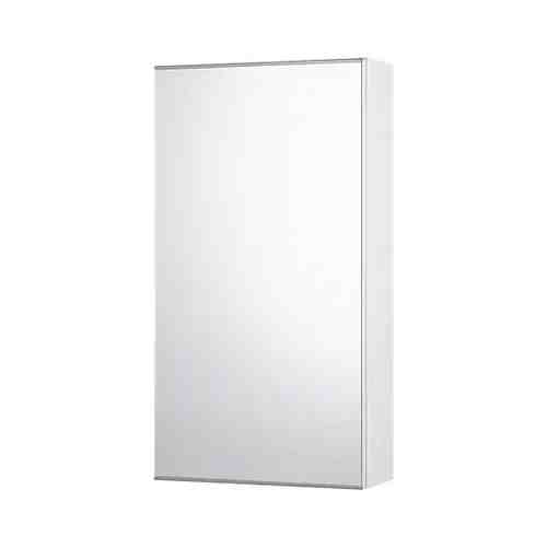 Зеркальный шкаф с 1 дверцей, белый, 40x15x75 см FISKÅN ФИСКОН арт. 60497629