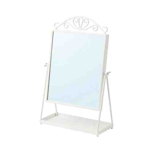 Зеркало настольное, белый, 27x43 см KARMSUND КАРМСУНД арт. 10493841