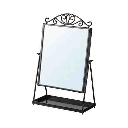 Зеркало настольное, черный, 27x43 см KARMSUND КАРМСУНД арт. 20369252